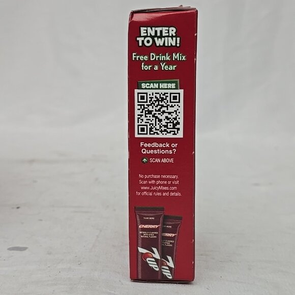 6 PACK 7UP Singles To Go Cherry Flavor Drink Mix 6 Packets Each 36 Count 0.47oz - Picture 5 of 8